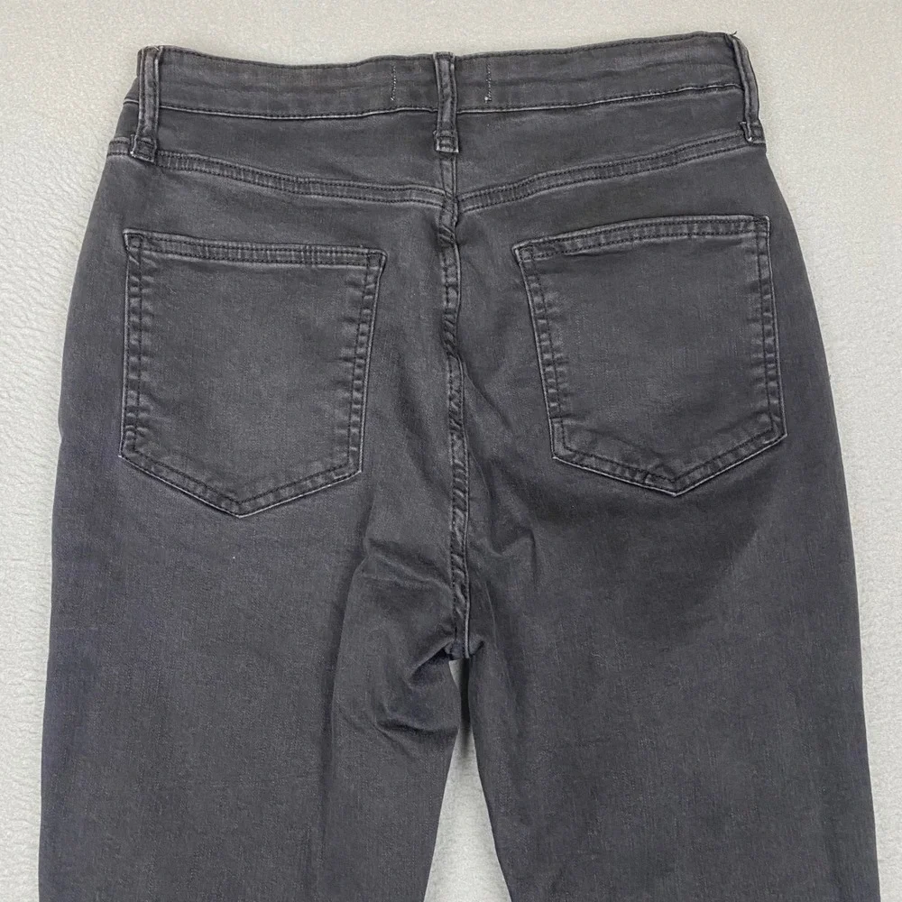 Free People We The Free Button Fly Distressed High Rise Skinny Jeans Womens 31